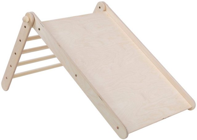 Kletterling Holzspielzeug Bergziege (Pikler-Dreieck mit integrierter Rutsche)