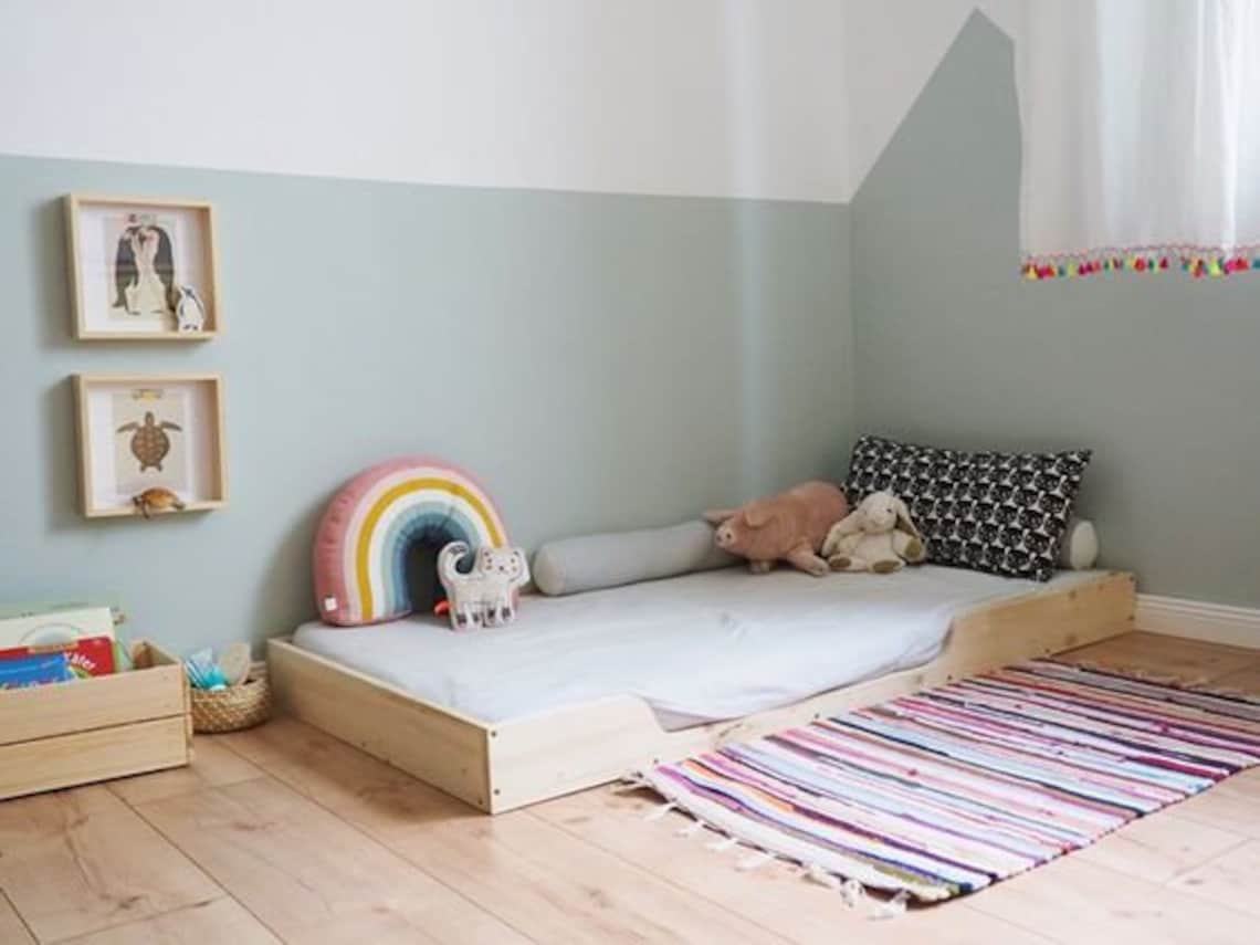 Bodenbett-Montessori-Kinderbett